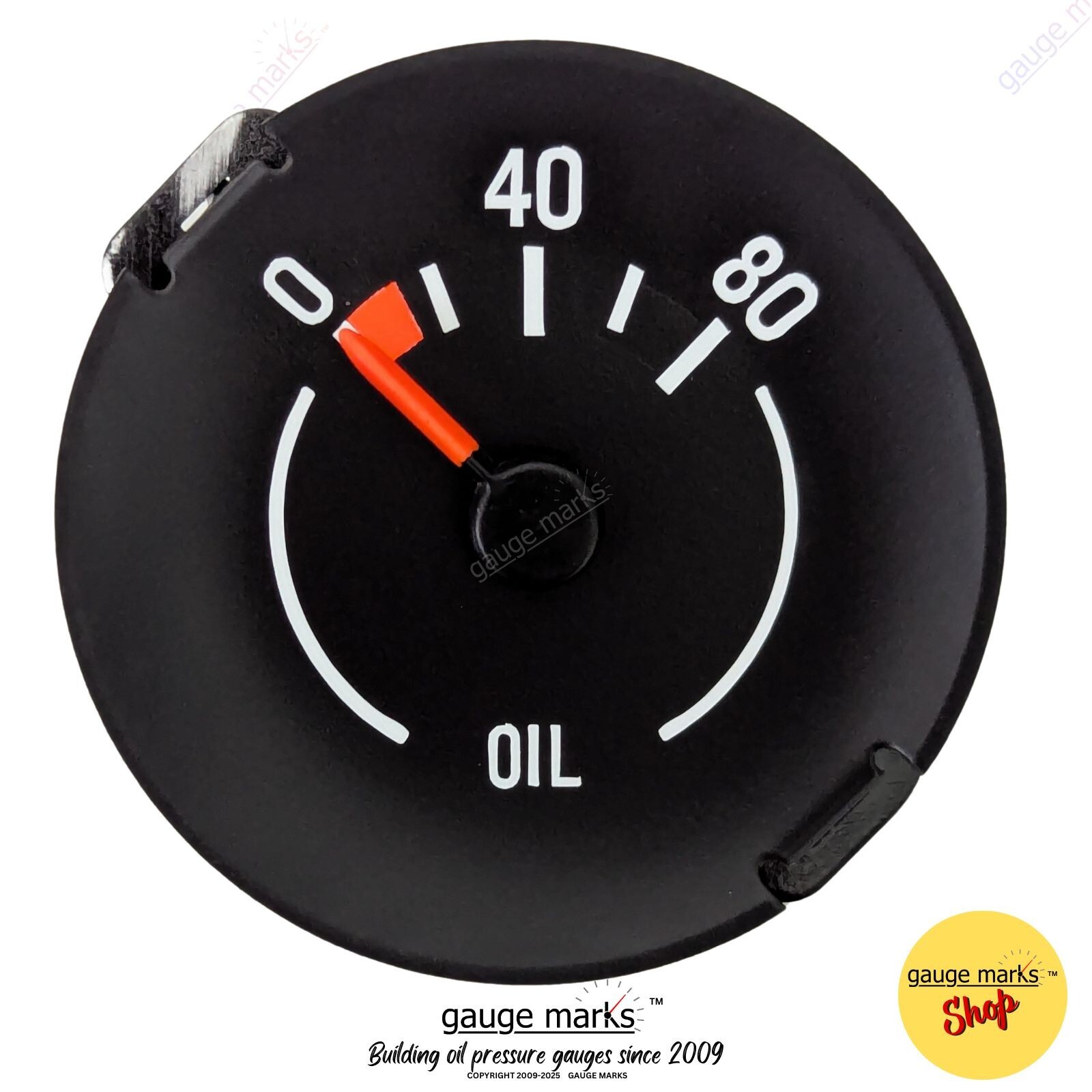 1970-1978 Camaro Oil Pressure Gauge fits Gauge Cluster Replaces Clock 70-78 Z28