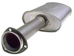 Hedman 3 Bolt Flange Turbo Header Muffler Exhaust System Diameter: 2.5