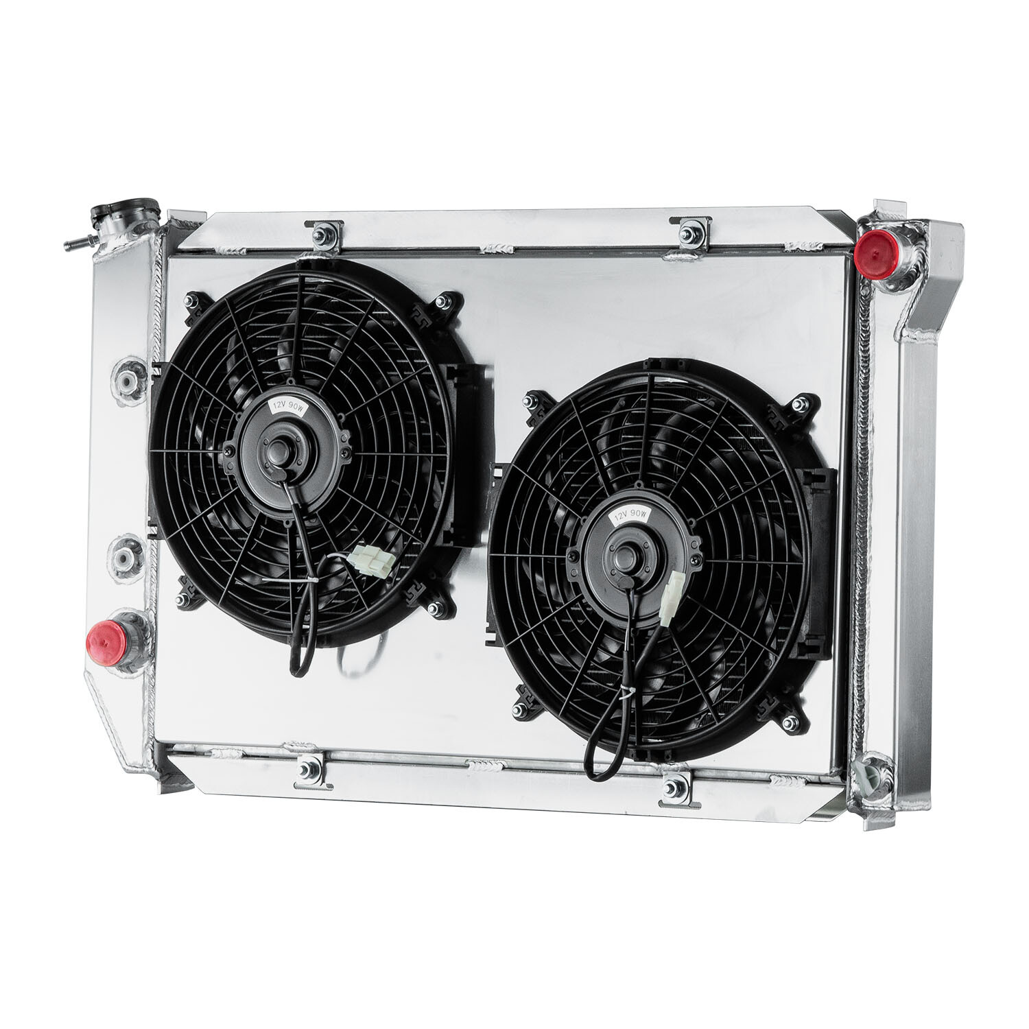 3-Row Radiator+Shroud+Fan for 71-73 Ford Mustang Fairlane Torino LTD Cougar V8.