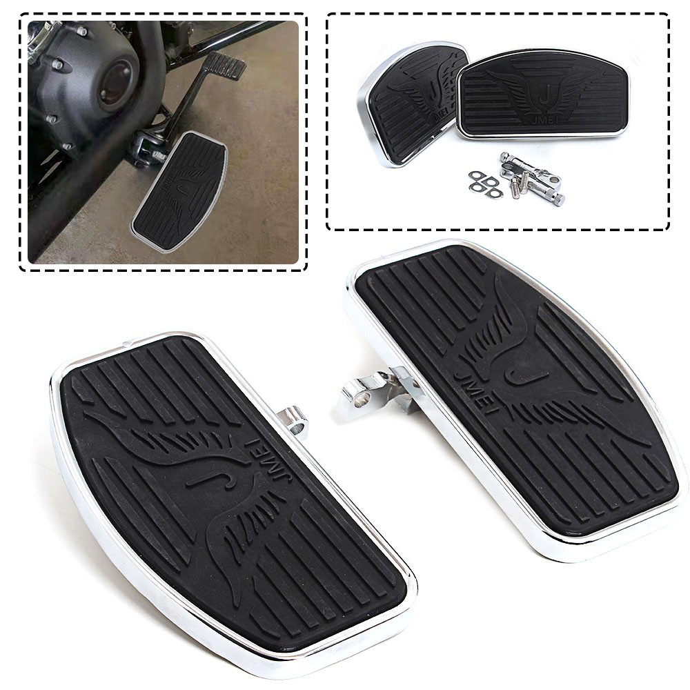 Front Driver Floorboards Foot Pegs For Harley Dyna Touring Electra Road Glide
