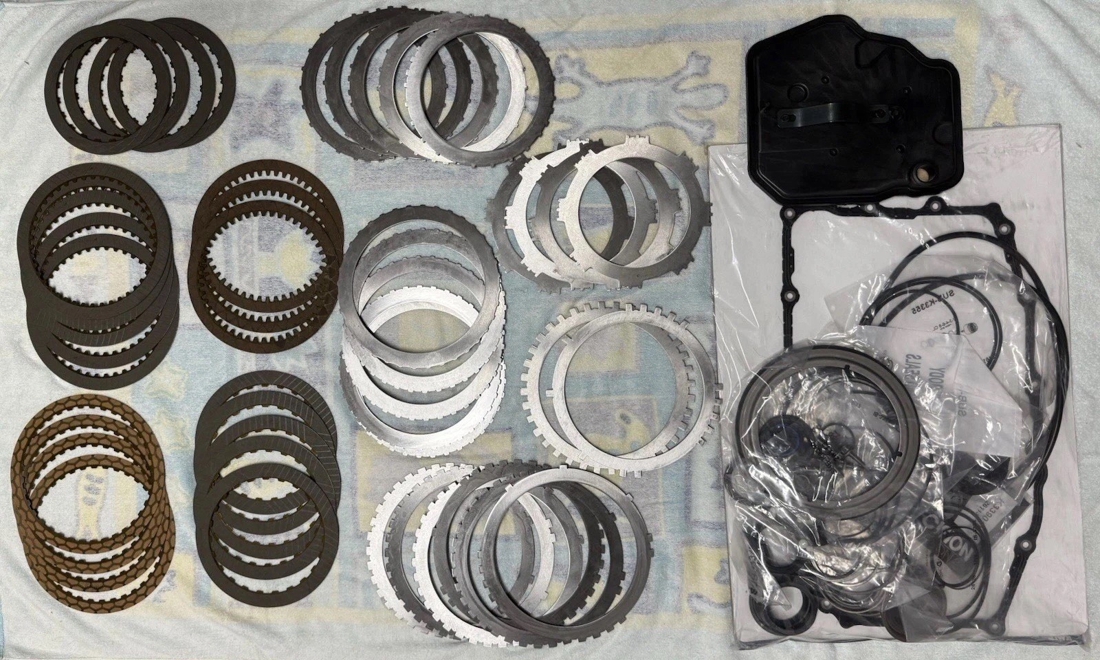 GM 8L90 8L90E Master Kit Rebuild Overhaul kit With Clutches and Steels + Filter