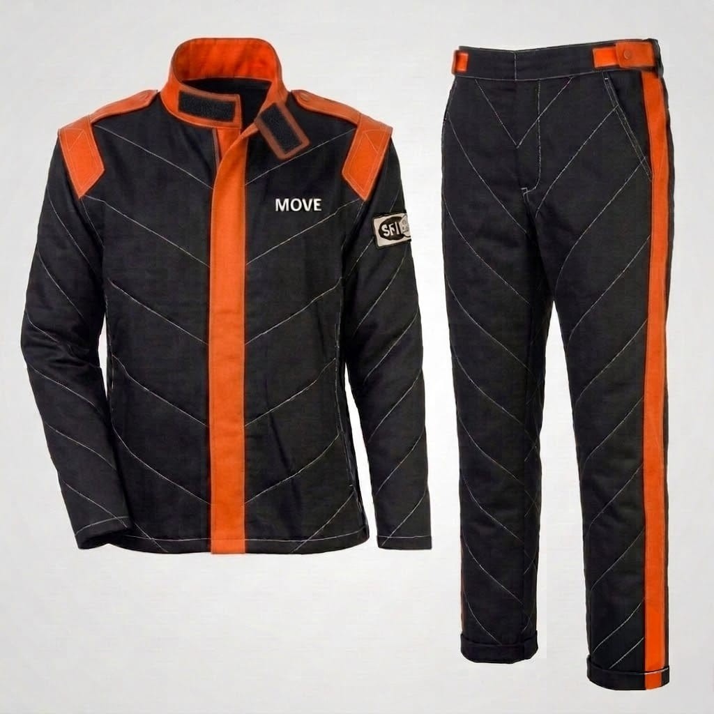 Move MR100 SFI 3.2A/5 2-Layer Light Nomex Style  2-piece Auto Racing Driver Suit