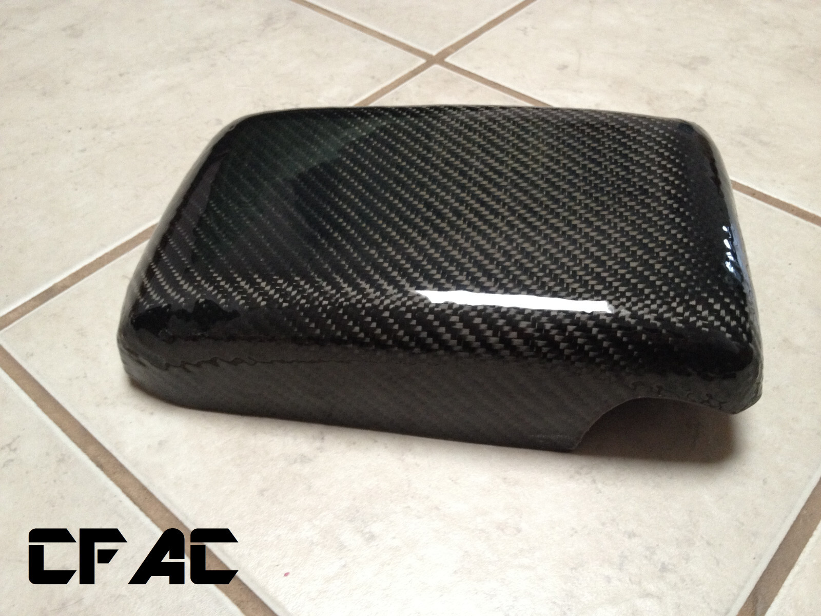 CFAC Carbon Fiber Hybrid Armrest Lid Cover FOR 01 - 05 Lexus is300