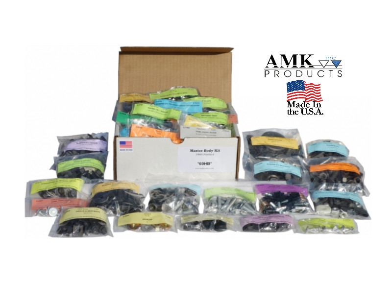 1977 1978 Pontiac Firebird Master Body Bolt Authentic Hardware Kit 575 Pcs - AMK 1977 1978 Pontiac Firebird Master Body Bolt Authentic Hardware Kit 575 Pcs - AMK
