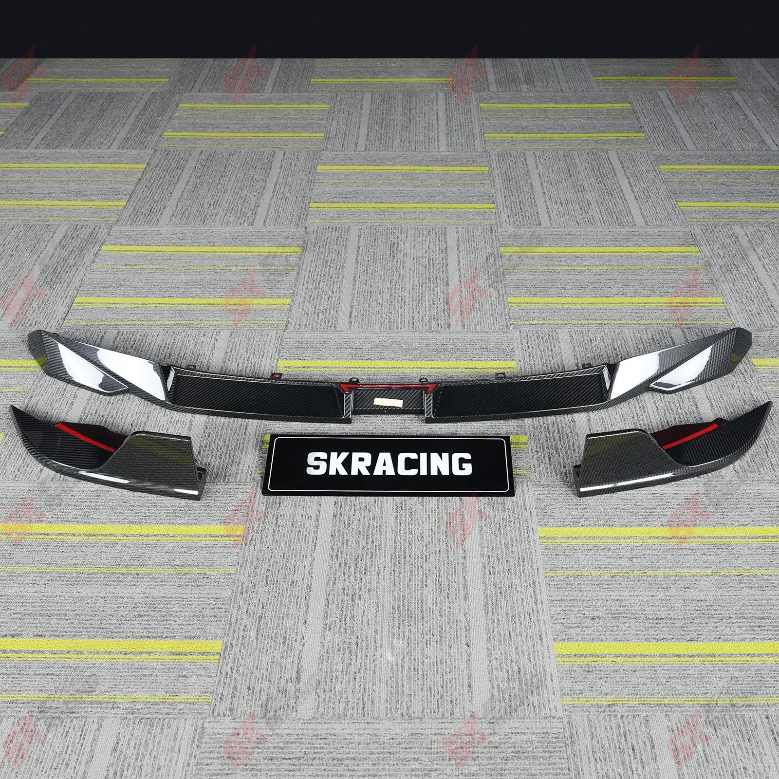 Dry Twill Carbon Fiber Front Rear Bumper Lip Kits Fits BMW M8 F91 F92 F93 20-25