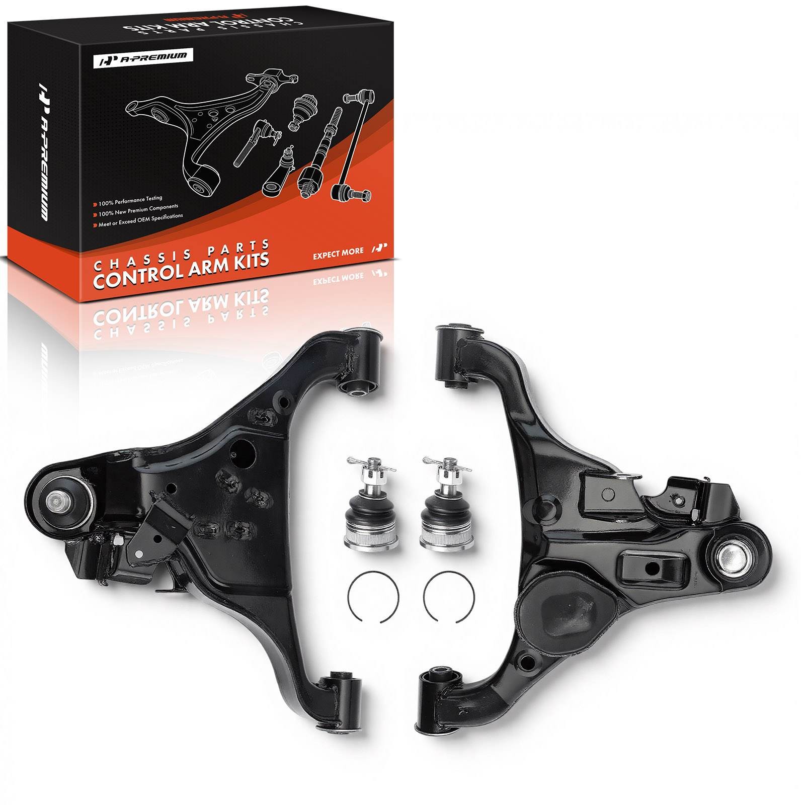 A-Premium 4x Front Control Arm w/ Ball Joint Assy for Nissan Frontier 2005-2018 A-Premium 4x Front Control Arm w/ Ball Joint Assy for Nissan Frontier 2005-2018
