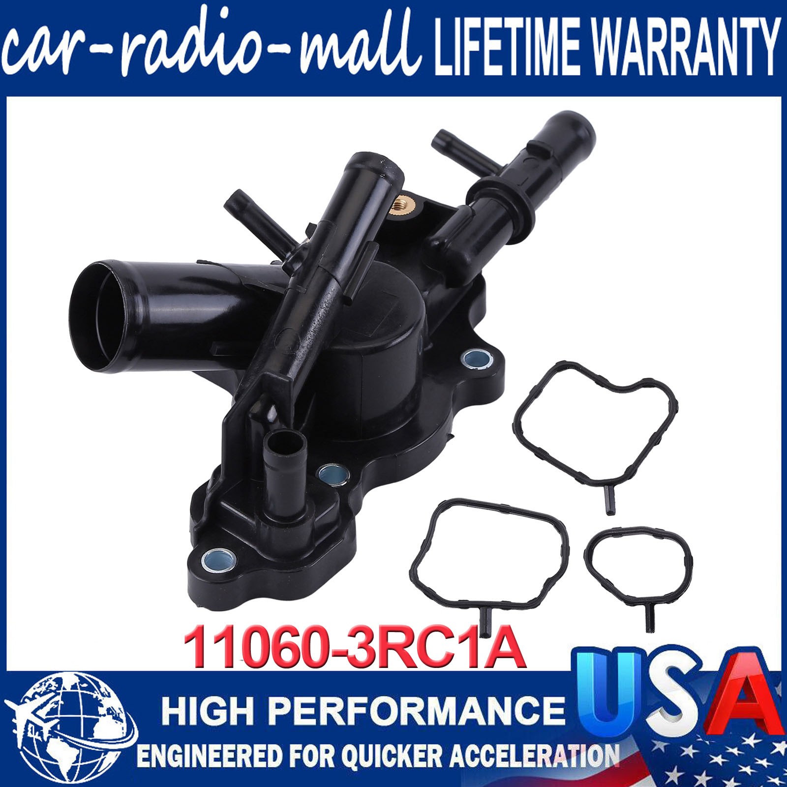 NEW Water Control Valve Outlet Fits For 2013 2014-2019 Nissan Sentra 11060-3RC1A