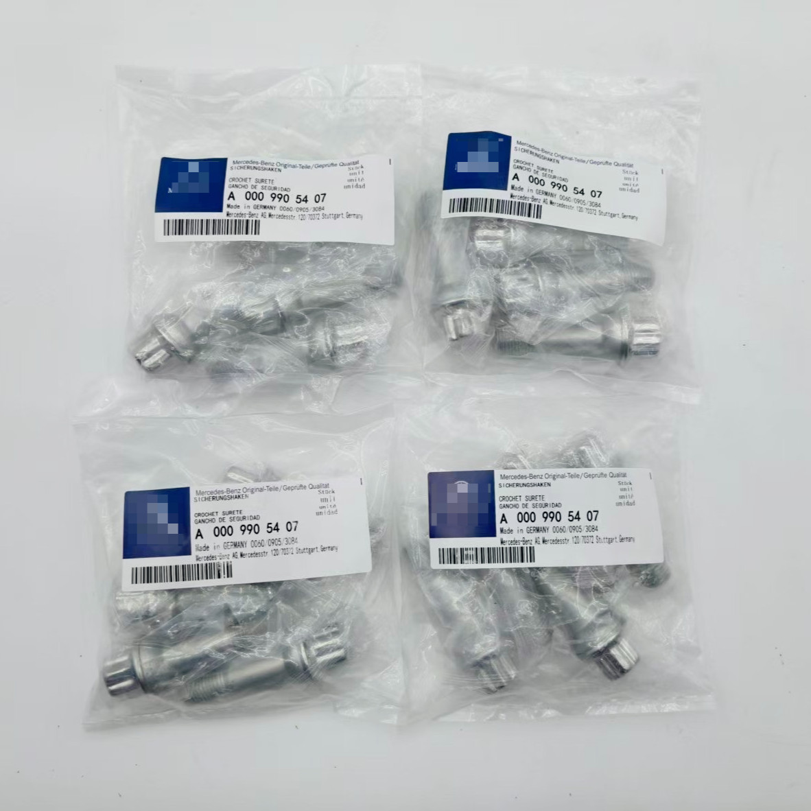 Set of 20 Genuine Mercedes-Benz Wheel Bolts OEM# A0009905407 Made in Germany