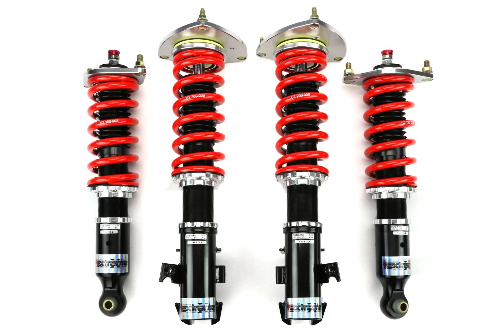 Pedders Extreme XA Front & Rear Adjustable Coilovers For 08-14 Subaru WRX STI