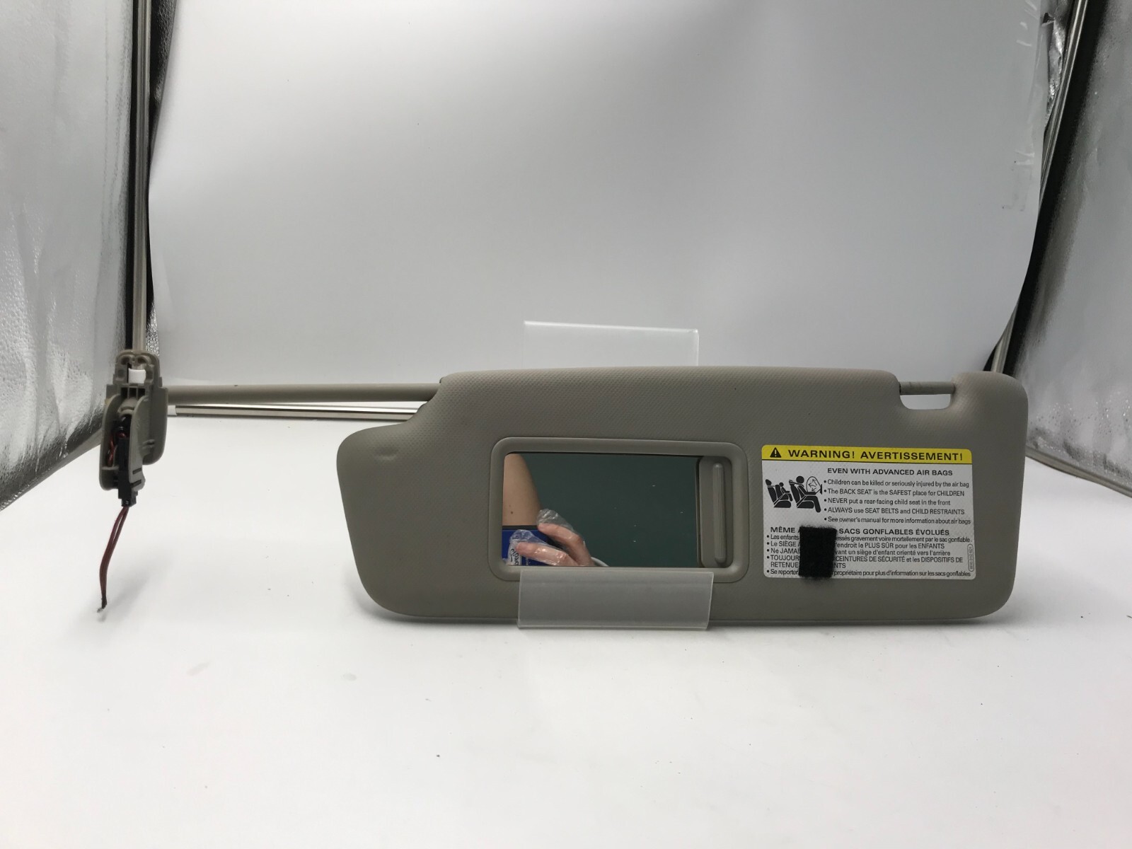 2009-2012 Audi Q5 Driver Sun Visor Gray OEM SV1086