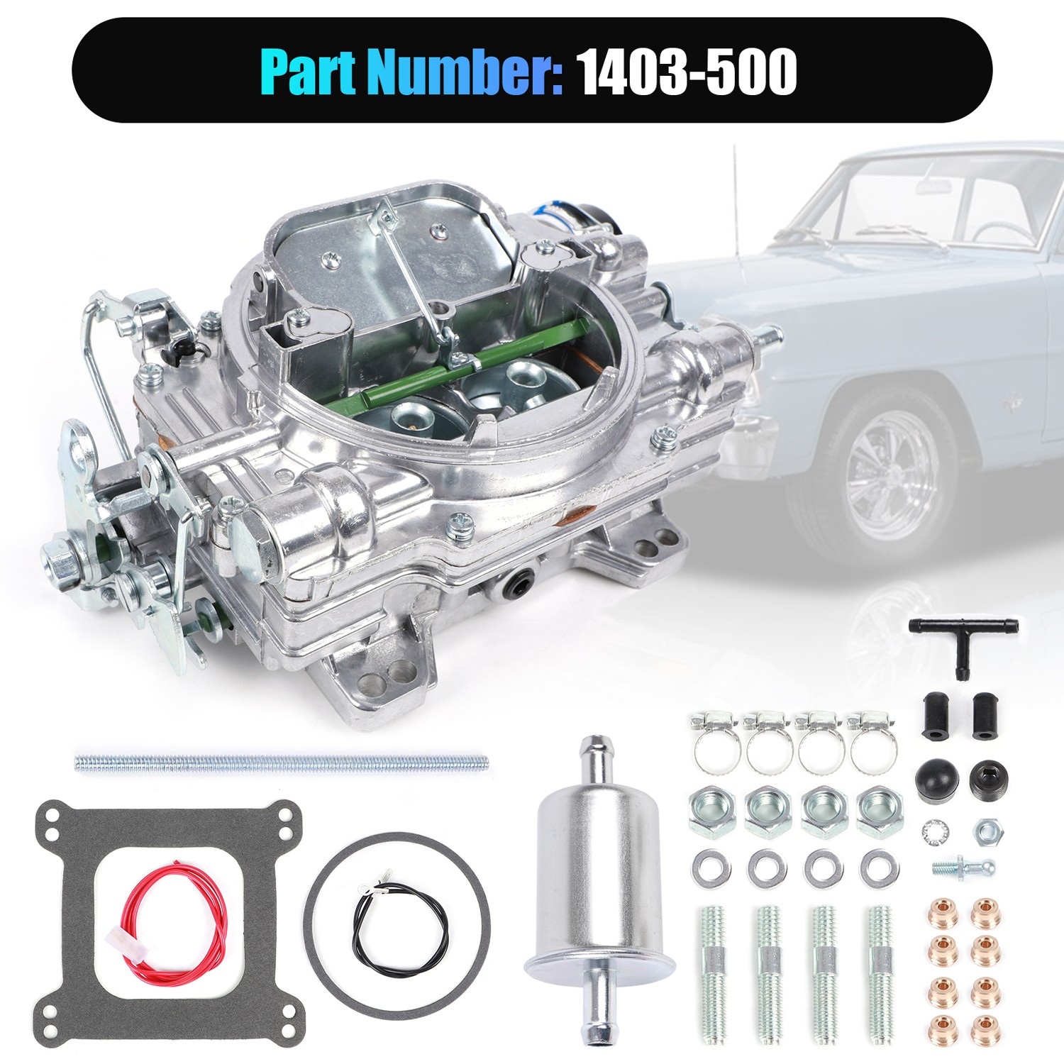 Edelbrock Remanufactured Carburetor 500 CFM Electric Choke #1403 New Edelbrock Remanufactured Carburetor 500 CFM Electric Choke #1403 New
