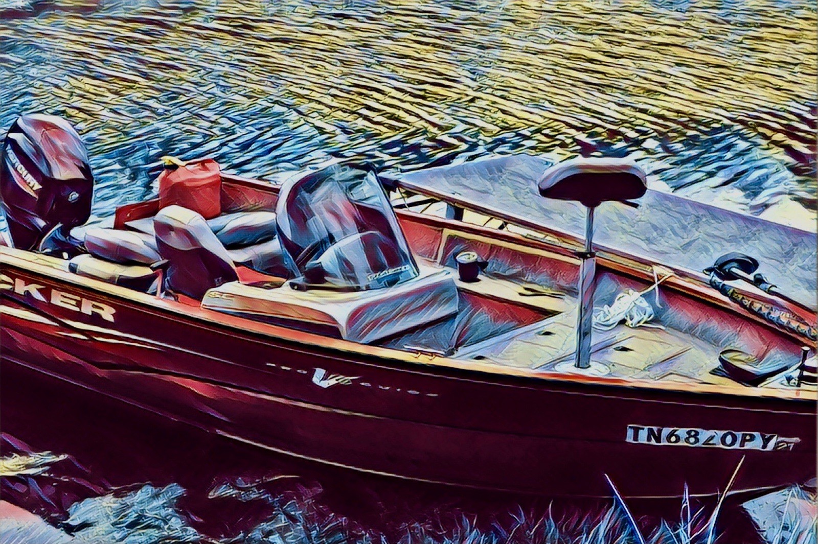 16ft Tracker ProV With 60horse Mercury 4Stroke