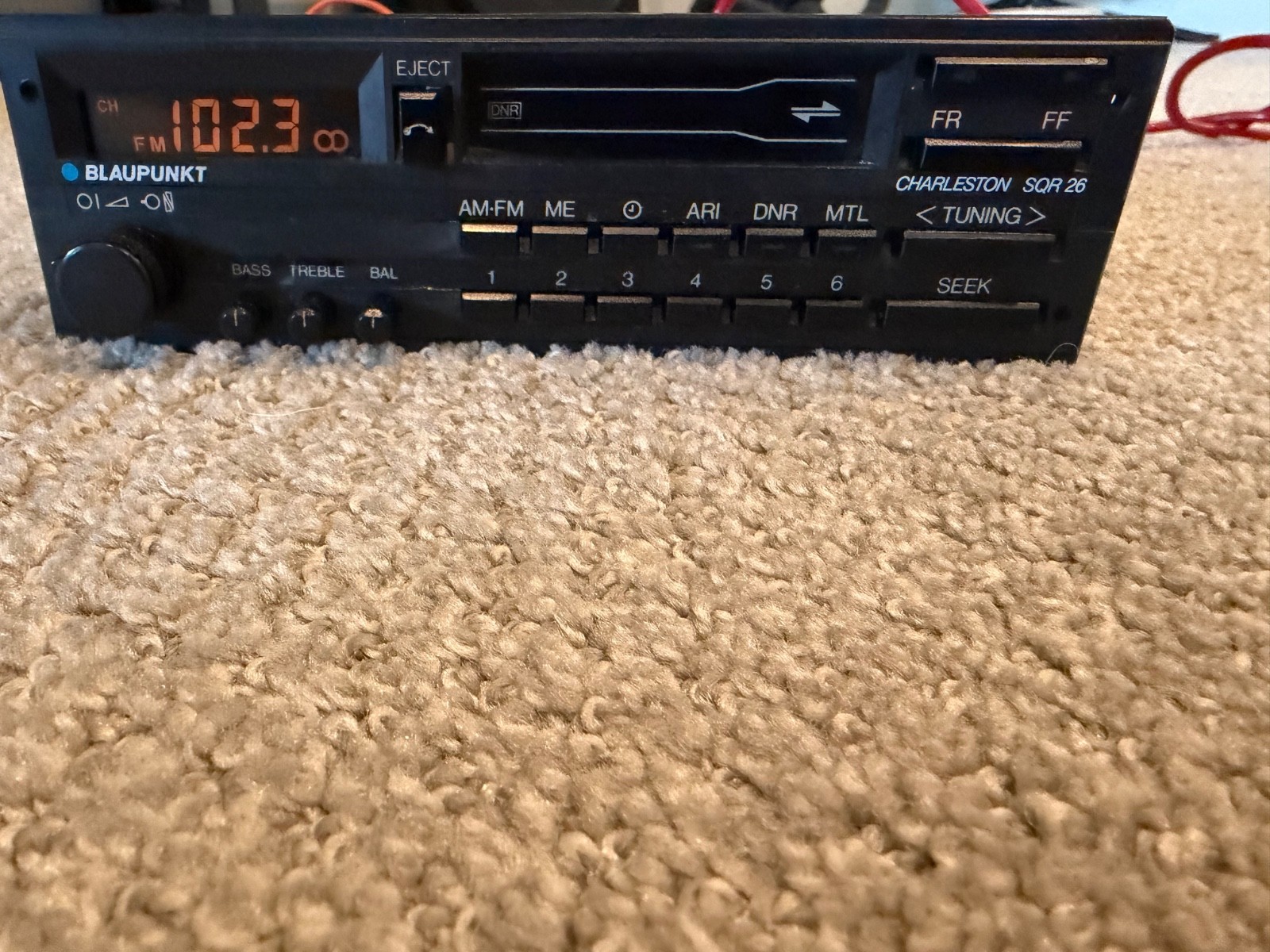 Blaupunkt Charleston SQR 26 Porsche 911 Radio 1987-1989 Blaupunkt Charleston SQR 26 Porsche 911 Radio 1987-1989