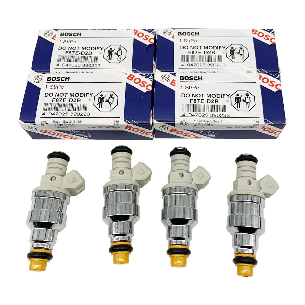 OEM Bosch 4-Hole 4X Fuel Injectors For 1998-2001 Ford Ranger, Mazda B2500 2.5L