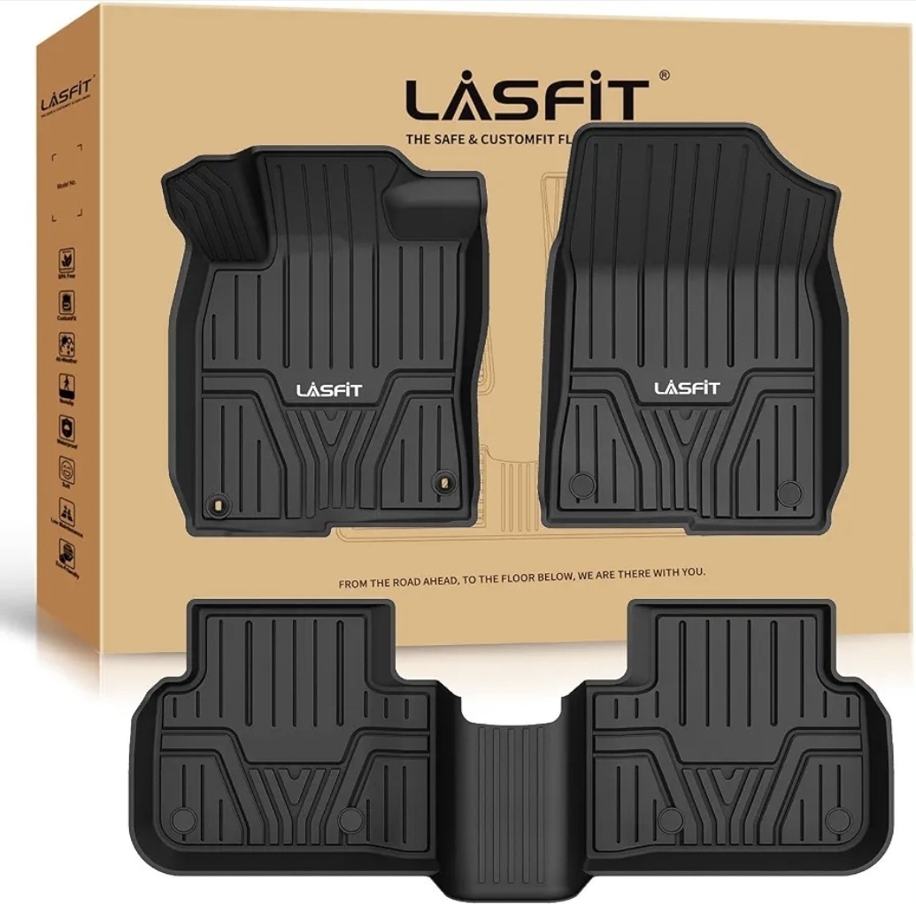 LASFIT Floor Mats for Honda Civic 2022-2026 All Weather TPE Waterproof No Hybrid LASFIT Floor Mats for Honda Civic 2022-2026 All Weather TPE Waterproof No Hybrid