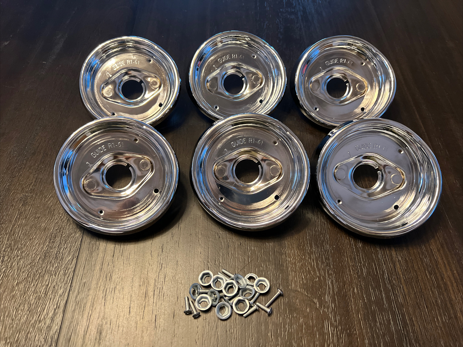 1961 Impala Ful-Size Tail light lens Base Set of 6 1961 Impala Ful-Size Tail light lens Base Set of 6