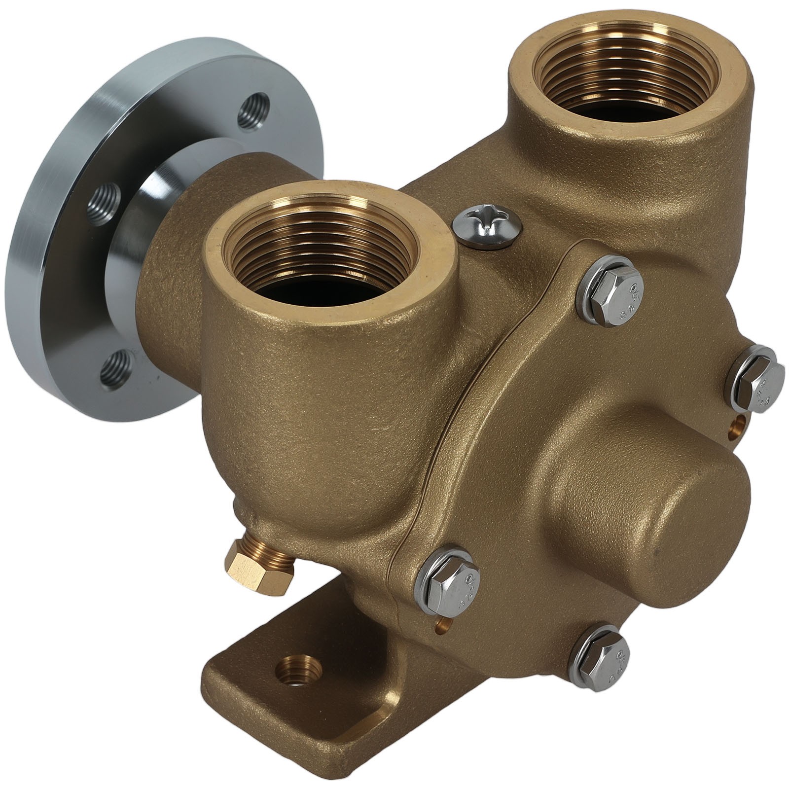 Water Pump 97179 E35 for Crusader Engine 220 270 305 350 502 & V6 Engines Brass Water Pump 97179 E35 for Crusader Engine 220 270 305 350 502 & V6 Engines Brass