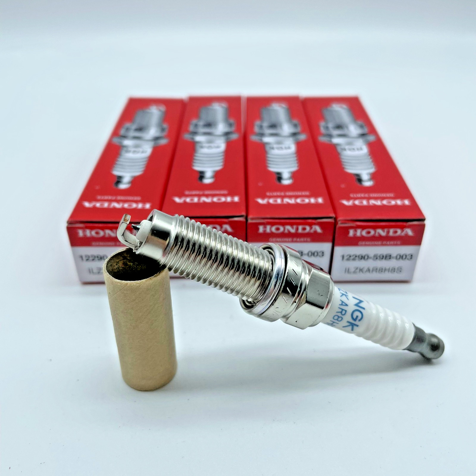 4PCS NEW OEM SPARK PLUGS ILZKAR8H8S 12290-59B-003  For Honda Civic 1.5L