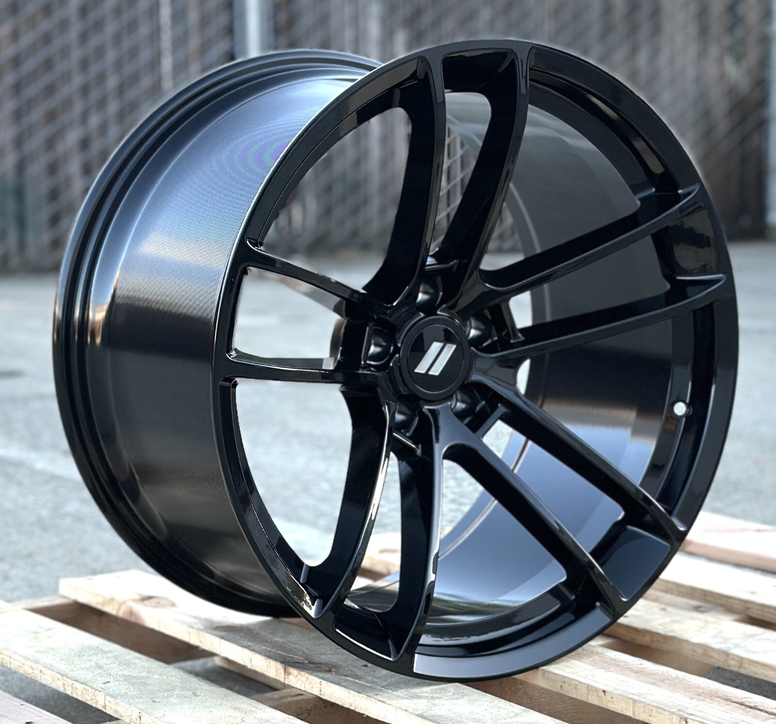 20x11 SRT Gloss Black Wheels Fits Dodge Challenger Charger (Widebody Only)