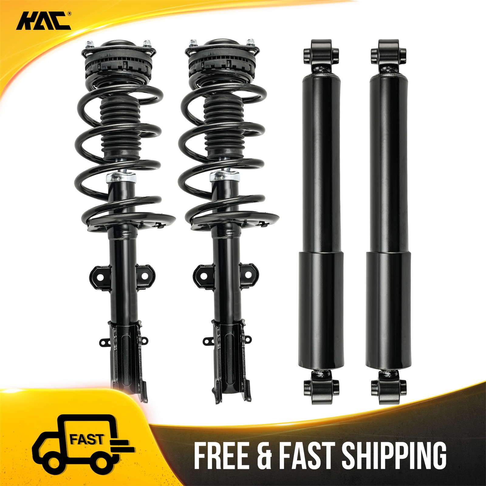 Front Struts Rear Shocks For 2008-10 Chrysler Town & Country Dodge Grand Caravan