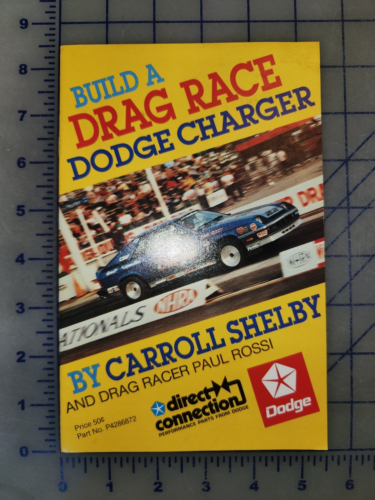 1983 Dodge Shelby Charger Drag Race Brochure Original 1983 Dodge Shelby Charger Drag Race Brochure Original