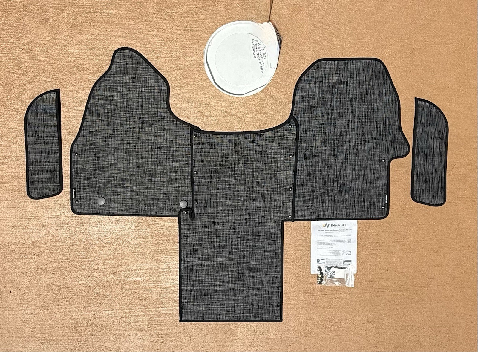 Sprinter   Inhabit Front Floormat Kit (Dark Gray Black) New