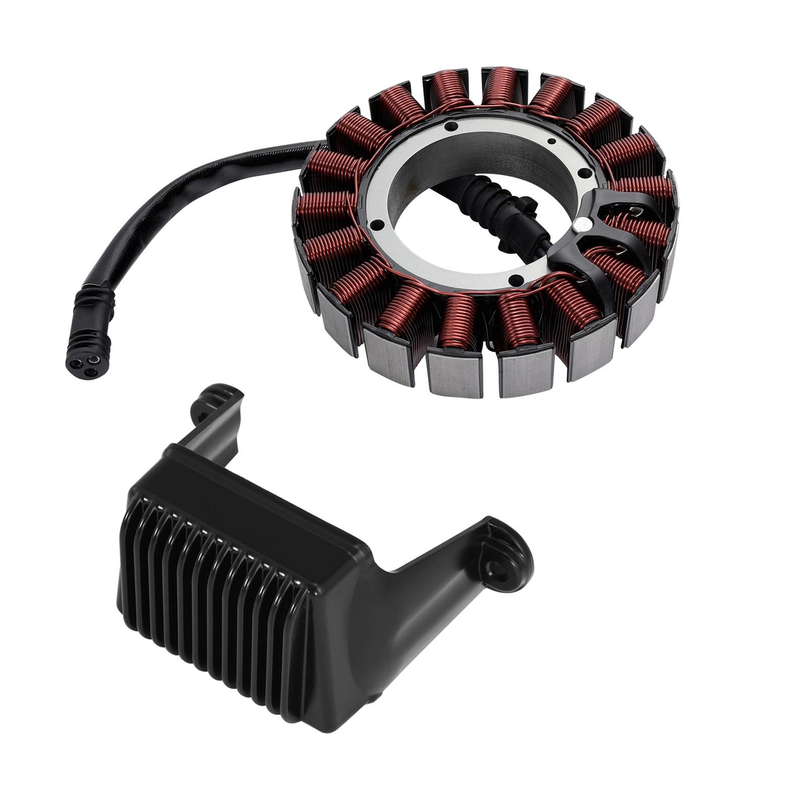 Generator Stator Coil & Voltage Ignition Regulator Fit For Harley Touring 06-08