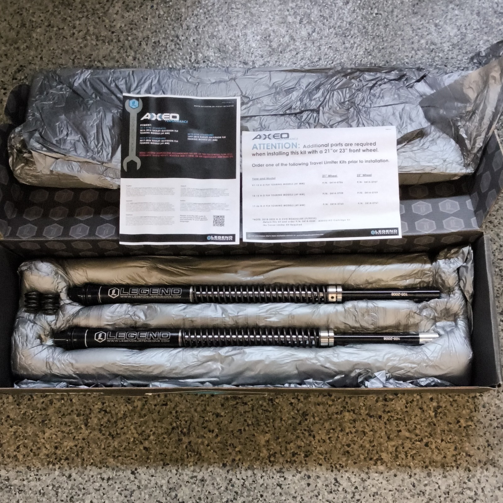 Legend Suspension Axeo Performance FL 41mm