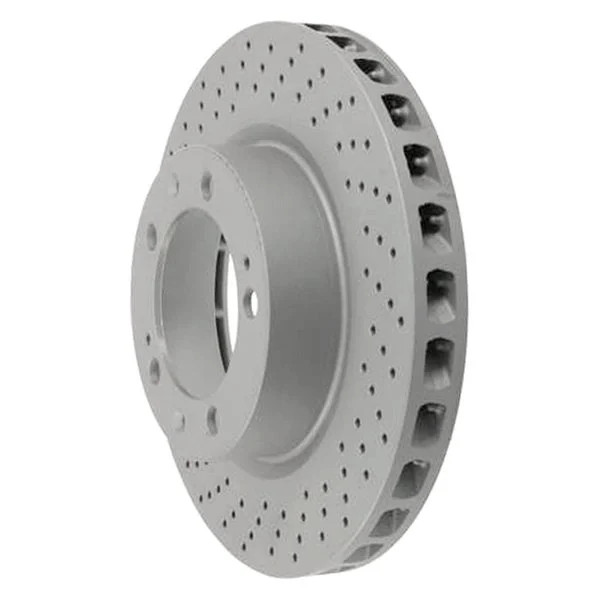 For Porsche 911 94-98 Brake Rotor Coat-Z Drilled & Slotted Vented Front Driver
