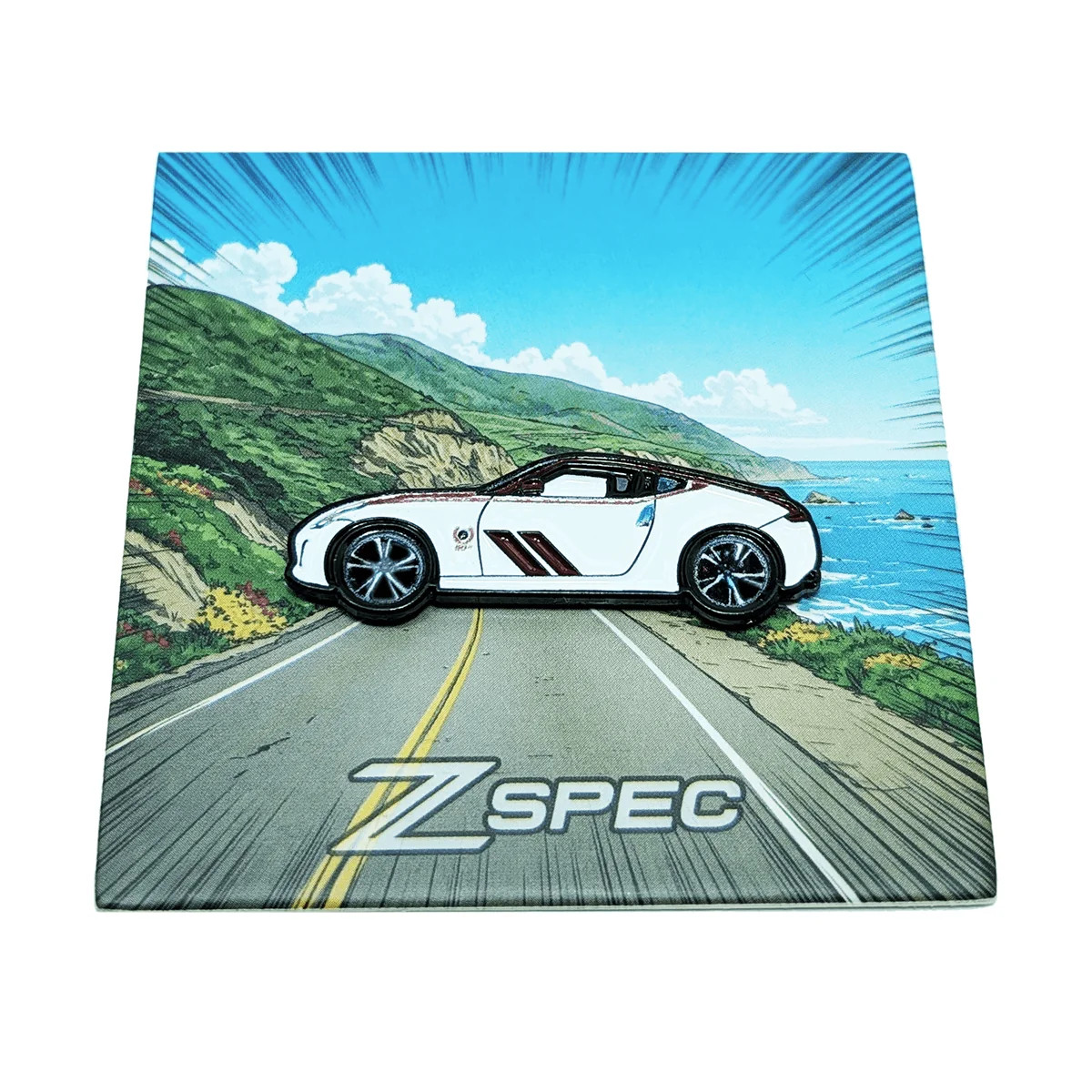 ZSPEC Nissan 370z (Z34) 50th Anniversary Lapel / Hat Pin, Enamel w/ 2-Posts