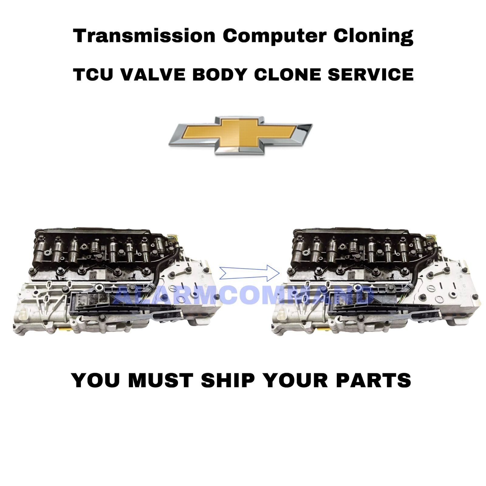 6L45, 6L50, 6L80, 6L90 TCM TCU VALVE BODY Program Service & Clone & Virginize