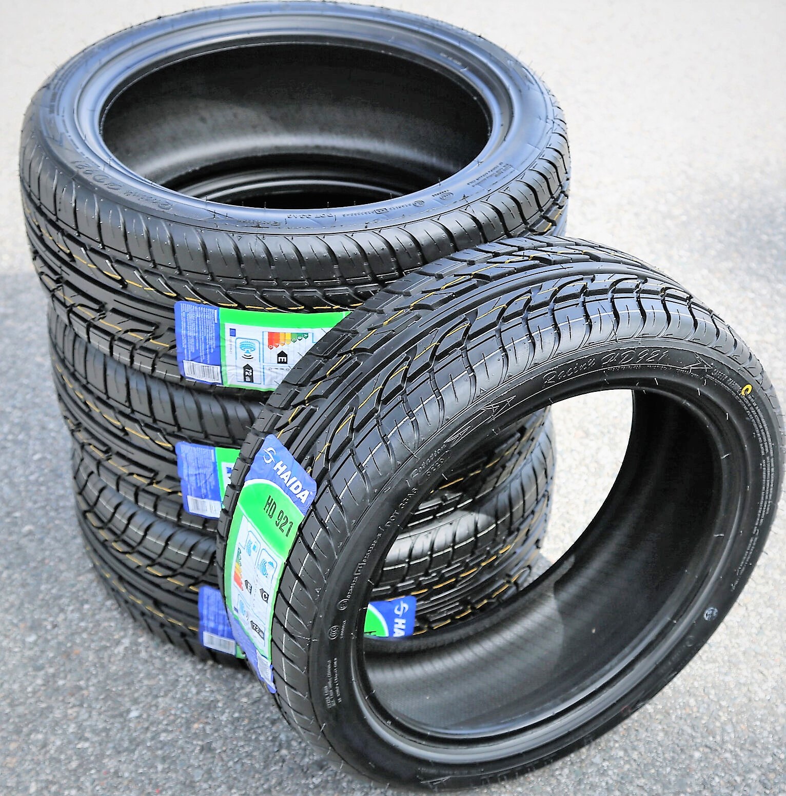4 Haida Racing HD921 195/45R15 78V Summer Performance Tires UTQG 400AA