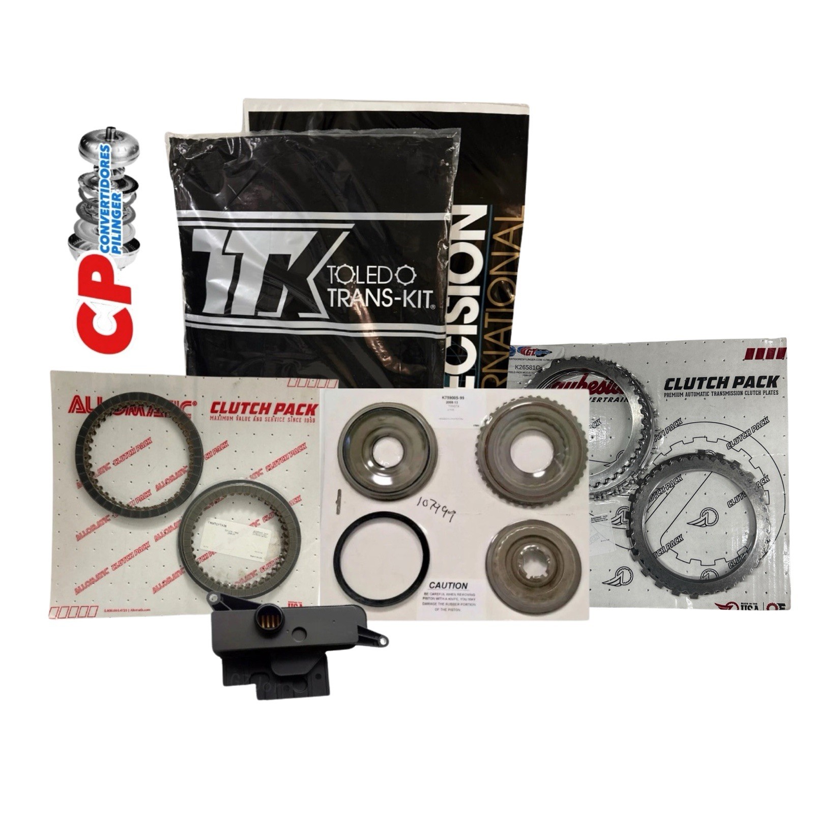Toyota & Lexus U760 U760E U760F Transmission Master Rebuild Kit 2008-On