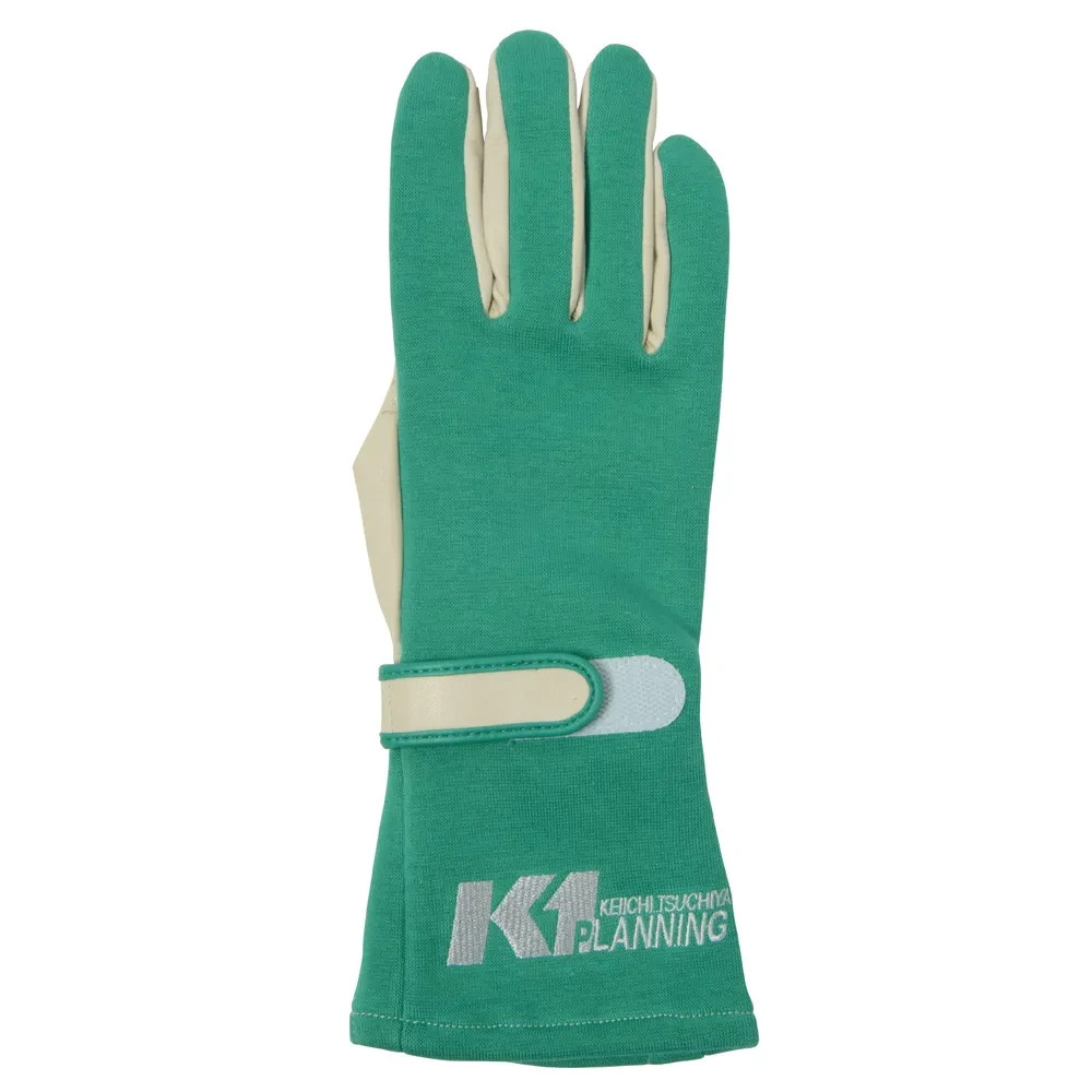 Keiichi Tsuchiya K1 PLANNING Genuine OEM RACING GLOVES GREEN L RG003-GR-L Japan
