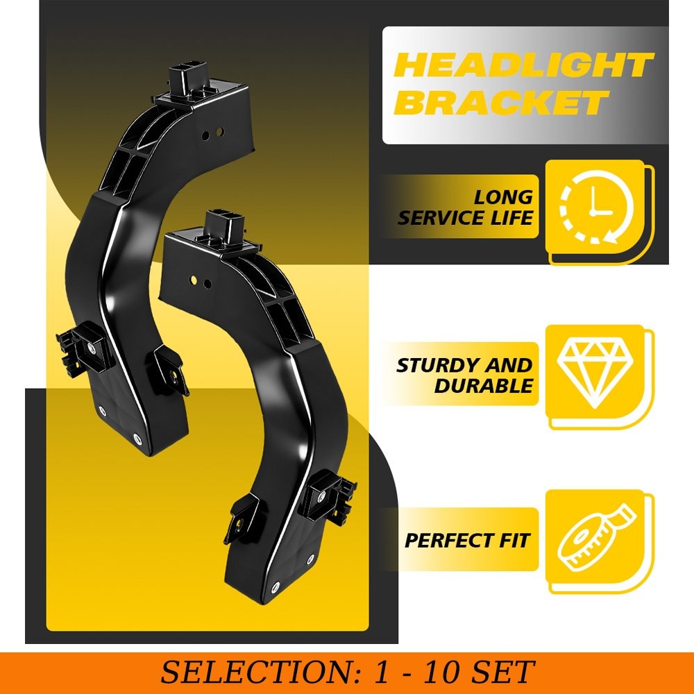2-20 Front Driver&Passenger Side Headlight Bracket For 2022-2025 Hyundai Elantra