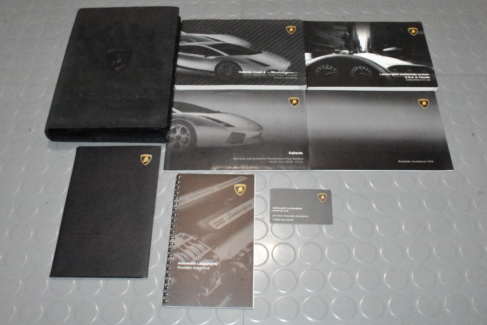 2008 Lamborghini Gallardo Coupe & Superleggera Owners Manual - SET