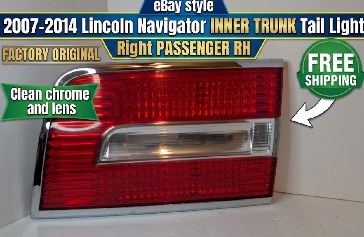 OEM 2007-2014 Lincoln Navigator INNER TRUNK Tail Light Right PASSENGER RH OEM 2007-2014 Lincoln Navigator INNER TRUNK Tail Light Right PASSENGER RH