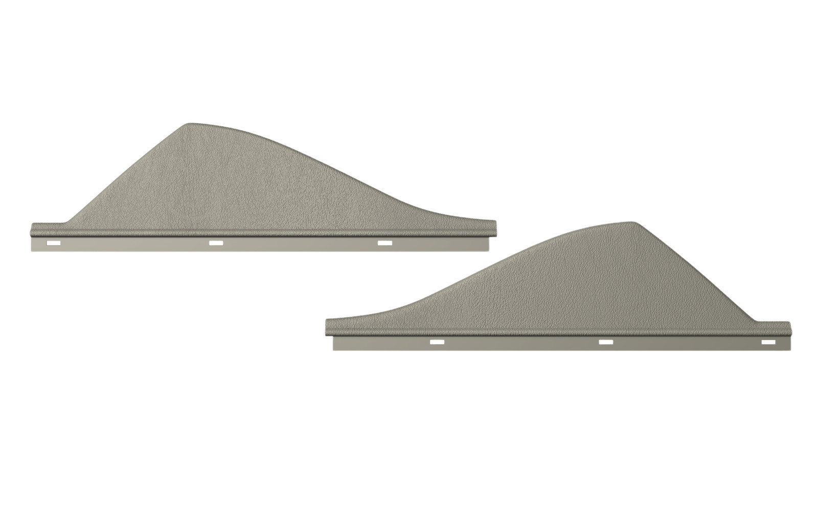 Aftermarket Mercedes-Benz Windows Side Triangle Covers - C124 - Set - Light Gray