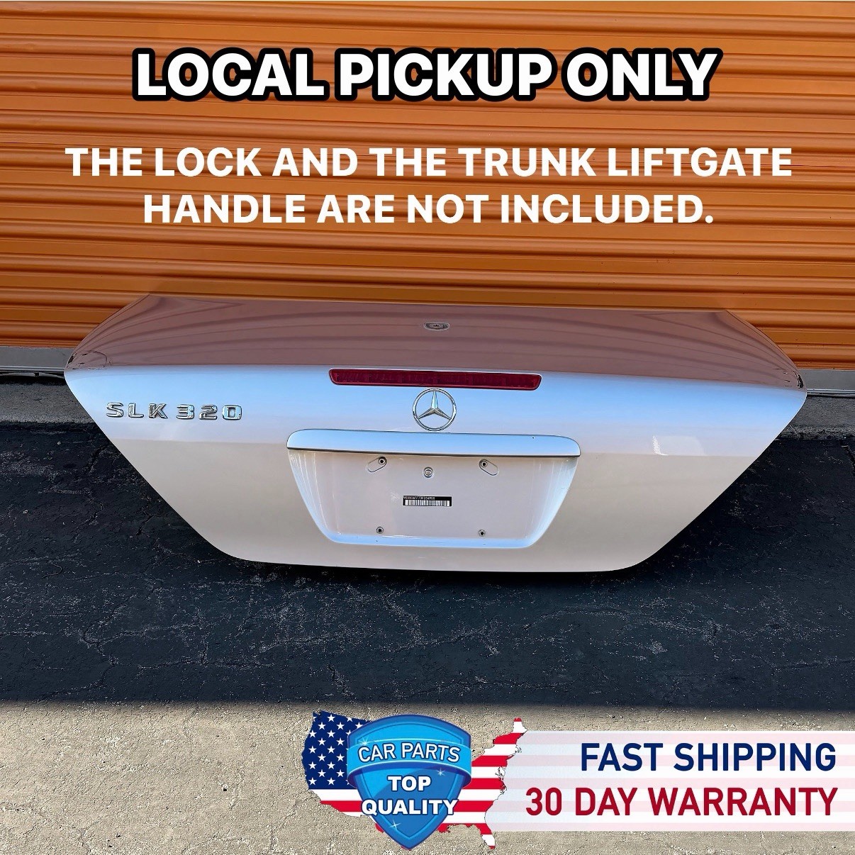 97-04 Mercedes R170 SLK 320 SLK 230 CONVERTIBLE Trunk Hatch Deck Lid Panel OEM 97-04 Mercedes R170 SLK 320 SLK 230 CONVERTIBLE Trunk Hatch Deck Lid Panel OEM