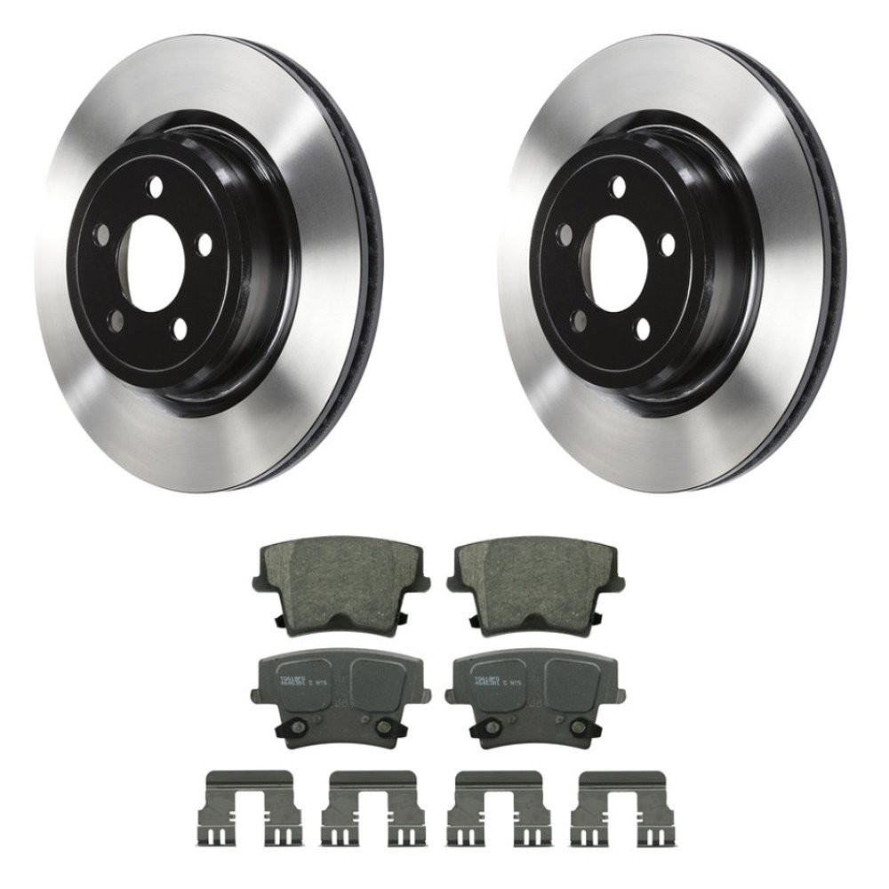 For Dodge Charger 10 Wagner ThermoQuiet Rear Brake Kit w Ceramic Pads