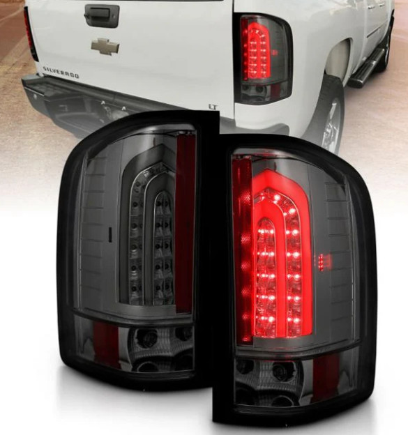 ANZO LED Taillights Lamp Assembly Smoke G2 for 07-13 Chevy Silverado 1500 311226 ANZO LED Taillights Lamp Assembly Smoke G2 for 07-13 Chevy Silverado 1500 311226