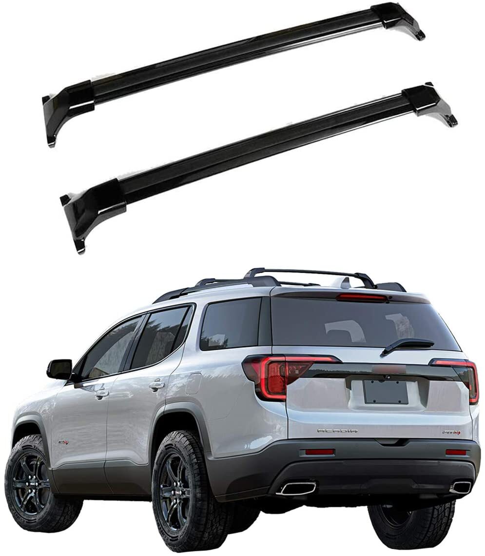 For GMC Acadia 2017-2023 Roof Rack Rail Cross Bar Luggage Carrier Crossbars