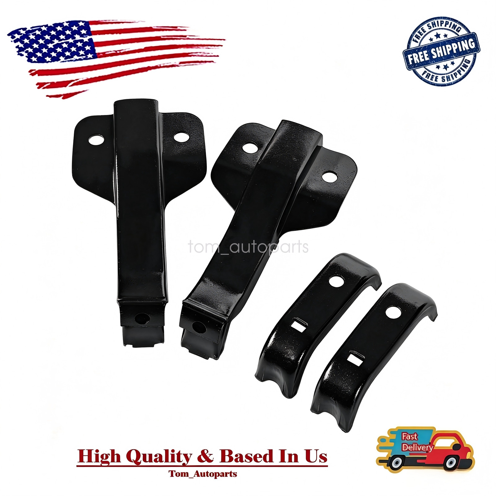 Upper & Lower 2 or 3 Row Radiator Support Brackets For 67-72 Chevy & GMC Truck