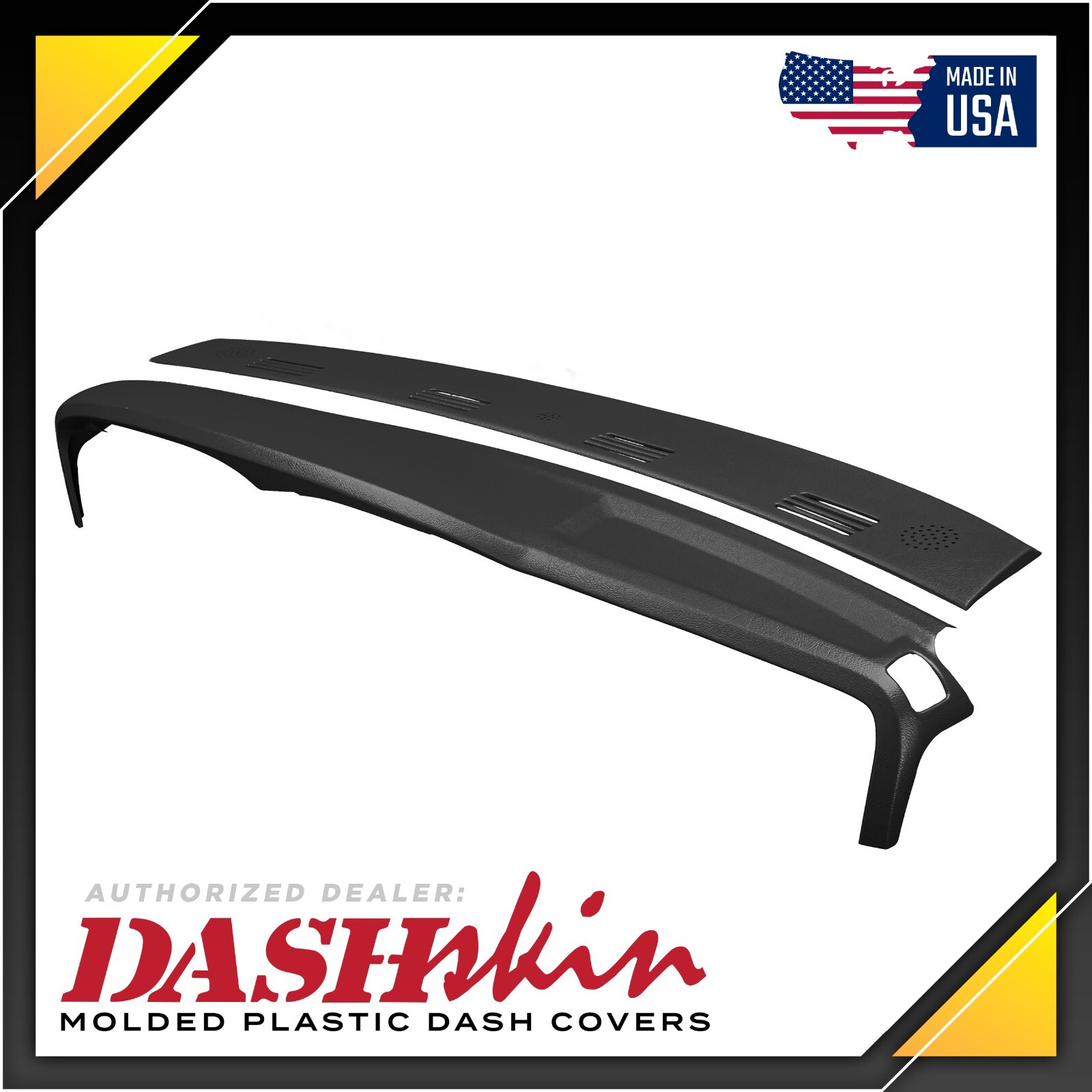 DashSkin 2pc Molded Dash Cover for 02-05 Dodge Ram 1500/2500 Trucks in Black