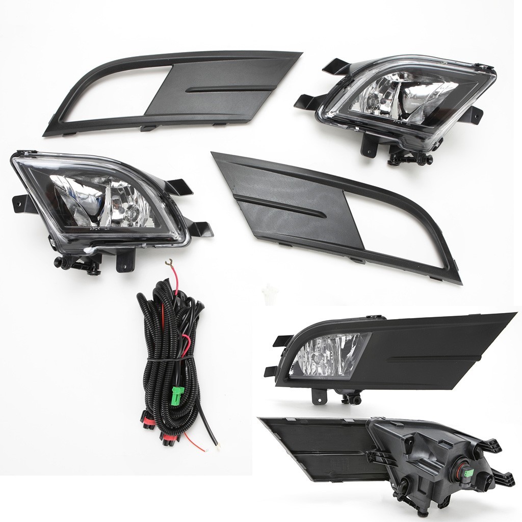 For 2015-2017 VW Jetta MK6 Sedan Clear Lens Fog Lights Kit +Bezel Switch Bulbs For 2015-2017 VW Jetta MK6 Sedan Clear Lens Fog Lights Kit +Bezel Switch Bulbs