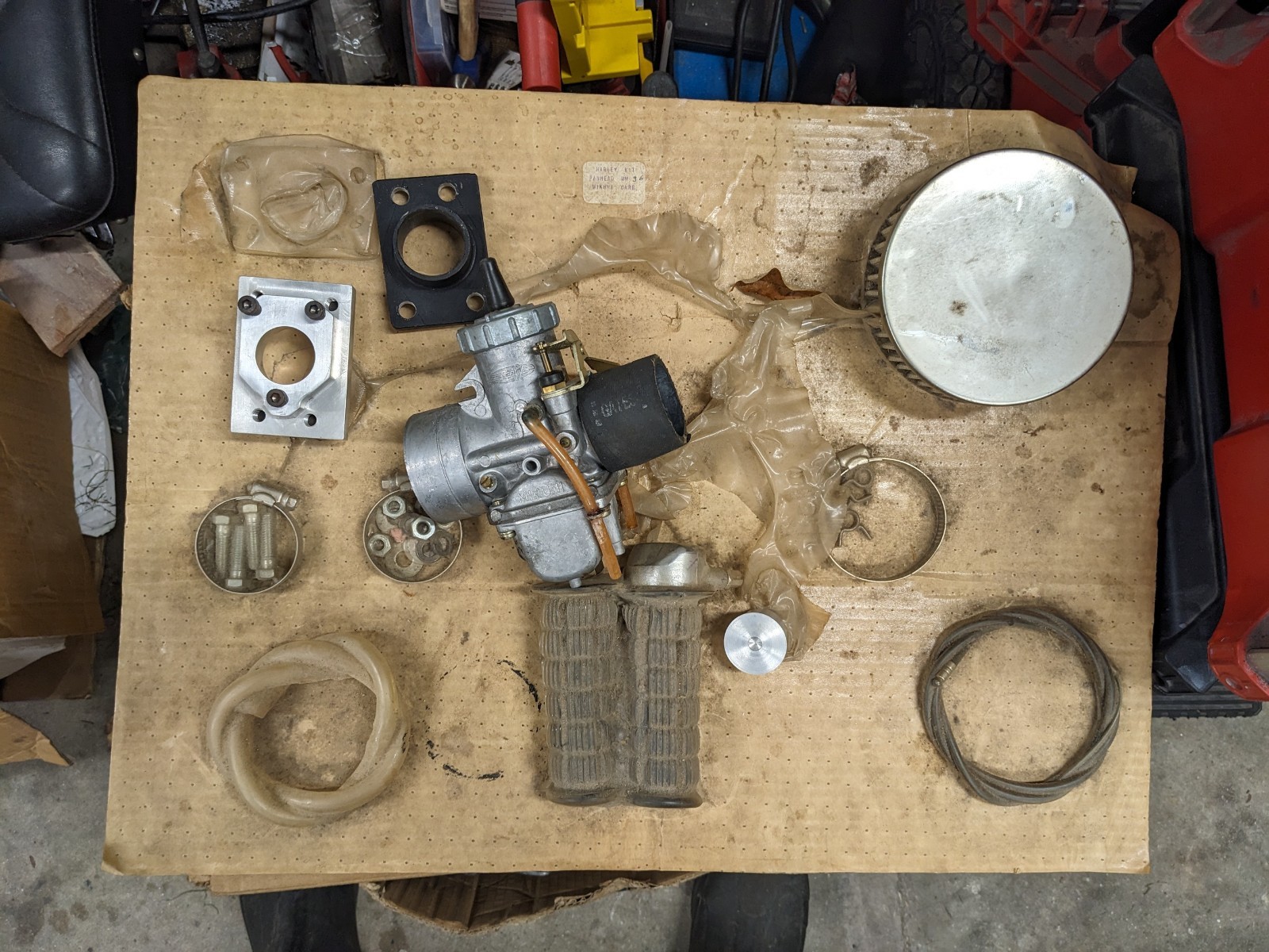 Nos Mikuni VM Round Slide Carburetor 36mm VM36-4 Panhead kit Nos Mikuni VM Round Slide Carburetor 36mm VM36-4 Panhead kit
