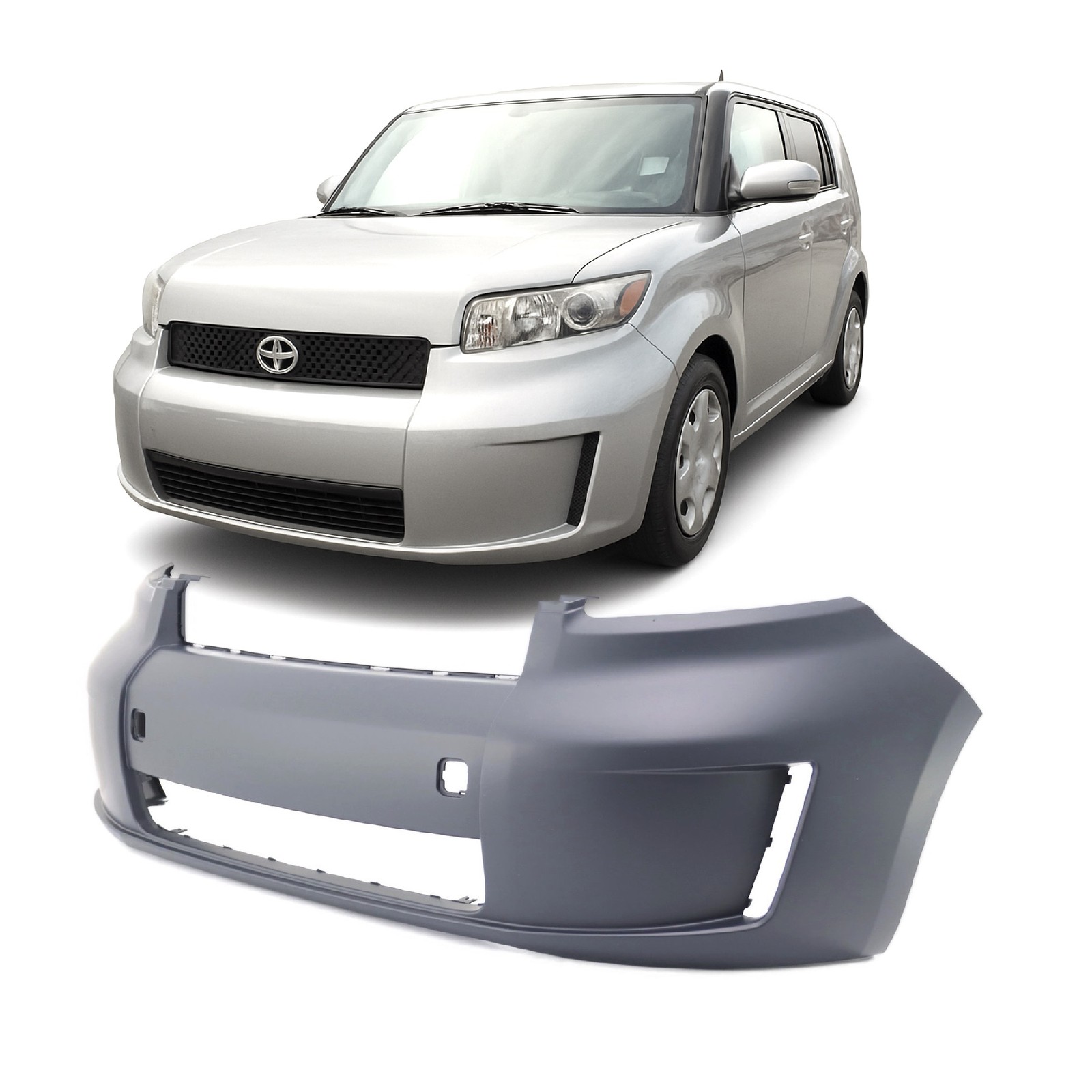 2008-2010 Scion xB Wagon Primed Front Bumper Cover SC1000105 5211912944