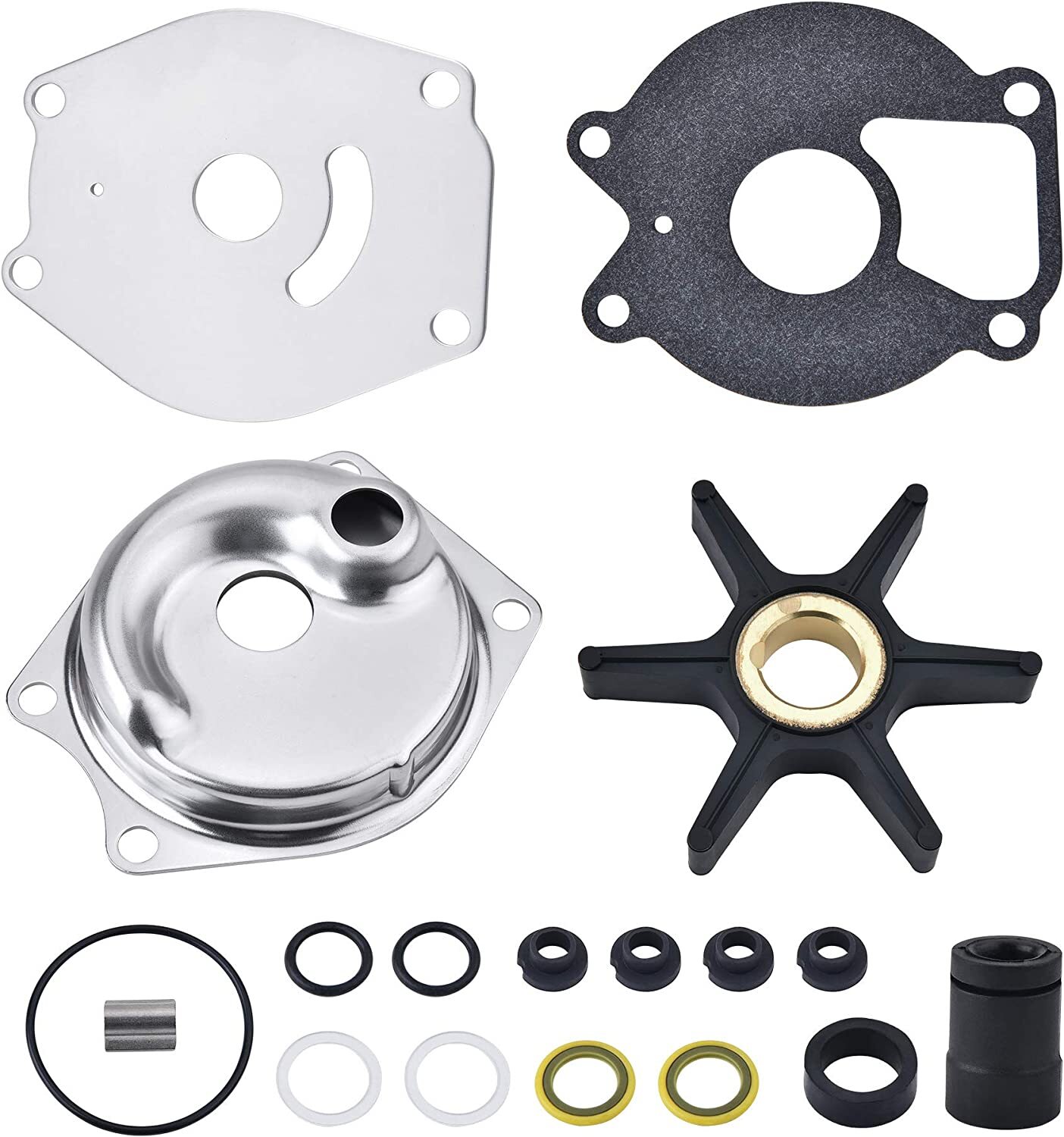 Water pump Impeller kit Mercury Mariner outboard 15 20 25 hp 2-Stroke 46-99157T2