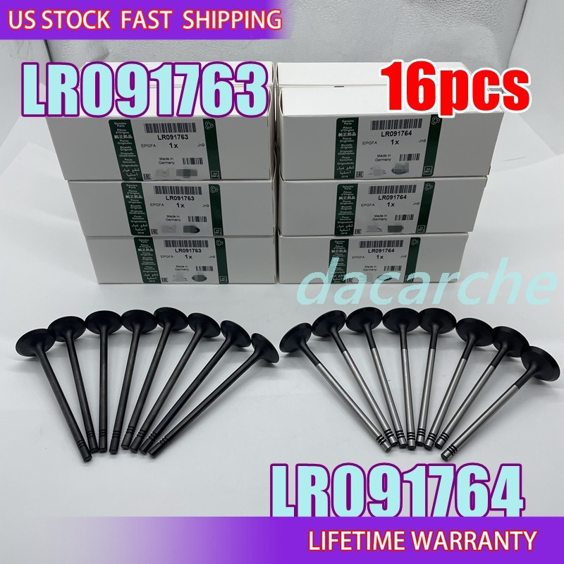 ENGINE INTAKE EXHAUST VALVE SET For aj200 Jaguar Land Rover evoque discovery 2.0