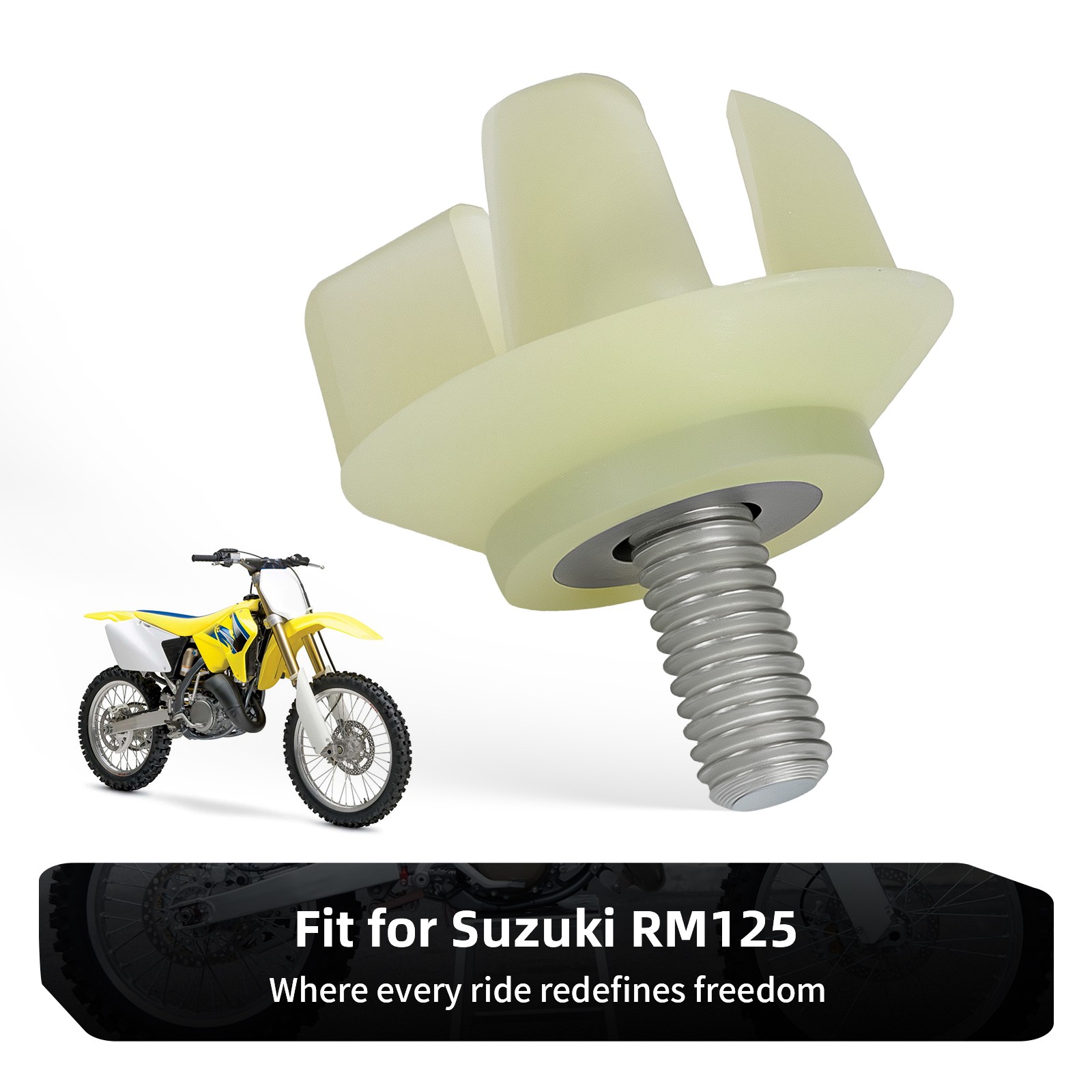 Water Pump Impeller Shaft For Suzuk RM125 RM125M RM125S 1986 - 2006 17491-43D01